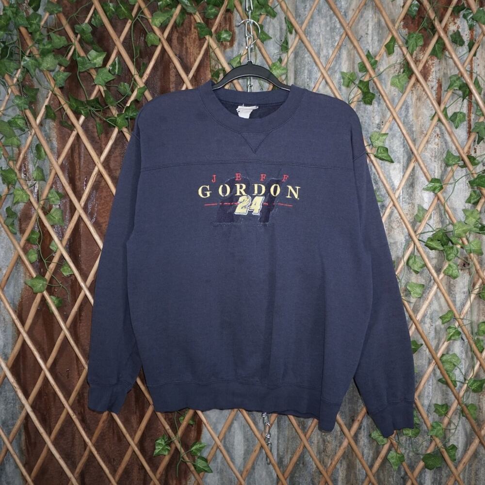 M - Vintage Y2K Nascar Sweatshirts jeff gordon embroidered